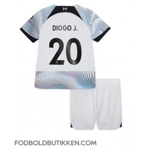 Liverpool Diogo Jota #20 Udebanetrøje Børn 2022-23 Kortærmet (+ Korte bukser)